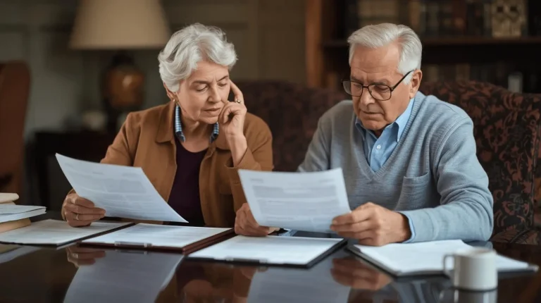 Familia senior planificando la herencia de su renta vitalicia