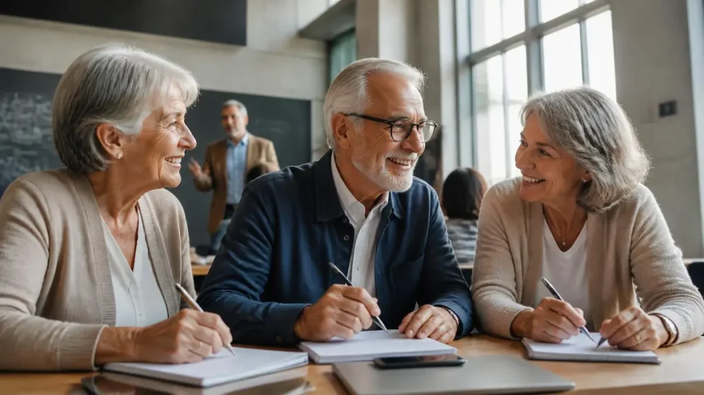Seniors formándose después de los 70